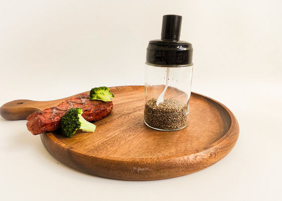 comprar La tapa viene con una cuchara de plástico Jarrones de especias manuales personalizables online manufacture