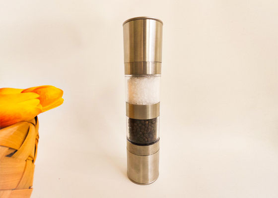 satın al Gümüş Yaka Ergonomik Tasarım Kolay Yakalama Paslanmaz Çelik Biber öğütücüler online manufacture