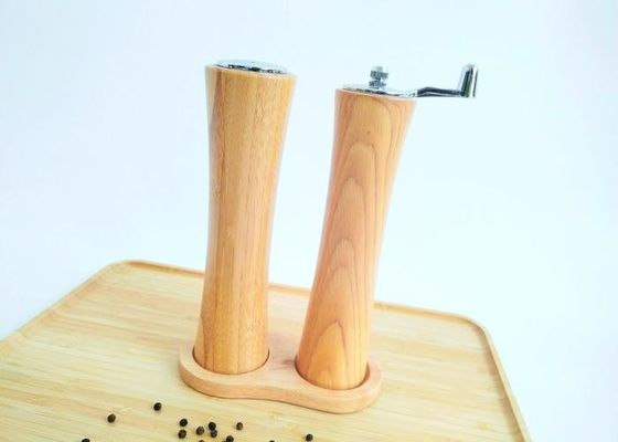 comprare Macinatrici di sale e pepe in legno ecologiche con riempitore personalizzabile online manufacture