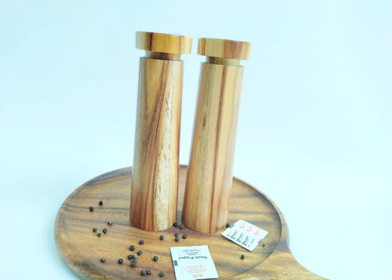 comprar Mejore su juego de molienda con molinillos ajustables de sal y pimienta de madera online manufacture