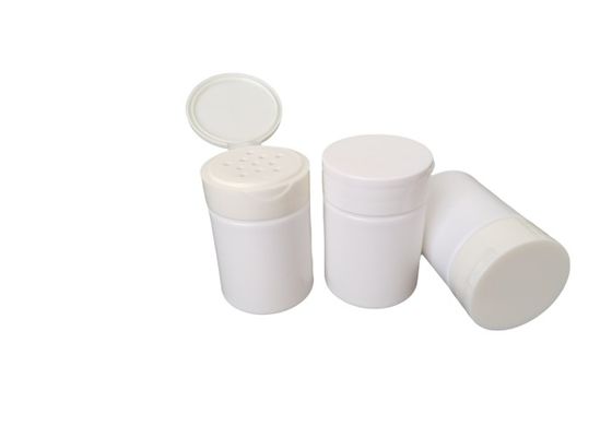 kopen 100 ml capaciteit Plastic ondoorzichtige witte specerijen potten Flip Top Cap online manufacture