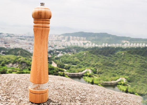 kaufen Große Salzpfeffermühle aus Holz mit Keramik- und Acrylmaschine zur perfekten Mahlzeit 223 g/pc online manufacture