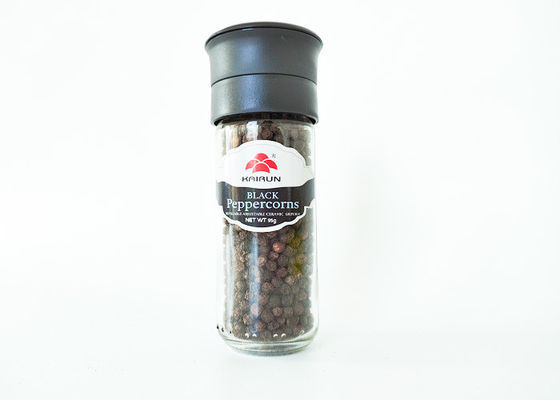 acheter Des grains de poivre noir de qualité supérieure dans un pot en verre élégant avec une meuleuse innovante online manufacture