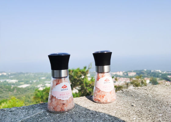 購入 80ml 透明ガラスボトル 調節可能な頭と調味料の塩と胡?? 粉砕機 - あなたの究極の便利さ online manufacture