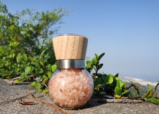 comprare 80 ml di capacità Regolabile macinatrice di sale e pepe con bottiglia di vetro condimento trasparente online manufacture