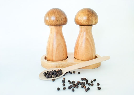 kopen Hervulbare houten zout- en pepermalers Duurzaam hout Duurzaam online manufacture