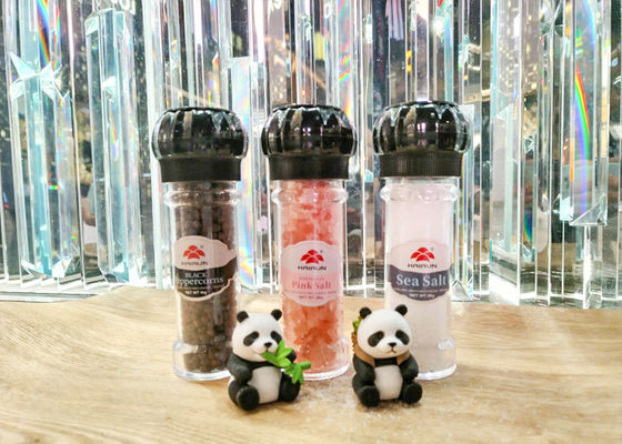 comprar 100 ml de moedor de plástico moinho de sal e pimenta com tempero garrafa PS não ajustável online manufacture