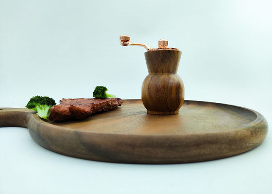 comprare Fabbricazione a misura di peperoncino, frusciatori di legno, condimentatori di spezie, frusciatori di sale e pepe in legno online manufacture