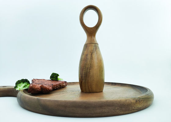 comprar Moinho manual de sal e pimenta de madeira Acacia madeira Elegante design moinho de sal e pimenta moinho online manufacture