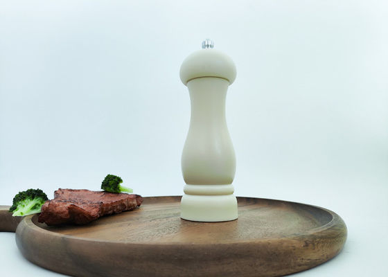 acheter Plastique facile à nettoyer coloré rempli de sel et de poivre broyeur ensemble de sel de mer et épices shakers avec réglable grossières moulins broyeur en céramique online manufacture