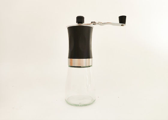 comprare Bottiglia trasparente in acciaio inossidabile scuotere hand grinder pepe manuale grande capacità grinder pepe online manufacture