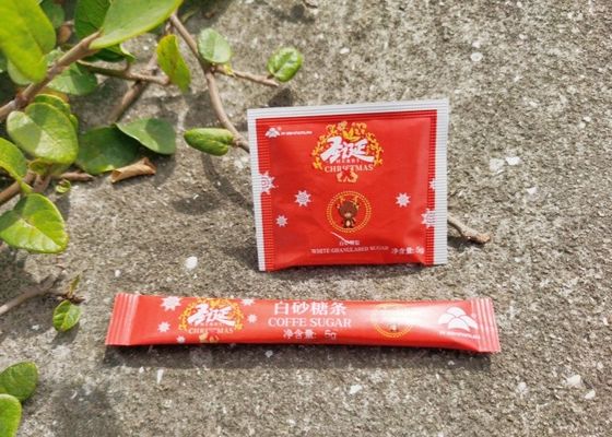 주문 맞춤형 5g 일회용 흰 설탕 스틱 online manufacture