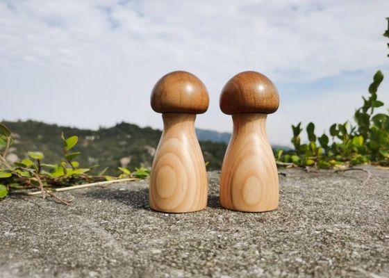購入 アカシア木&ゴム木瓶 調節可能な塩&ペッパー・グライダー online manufacture