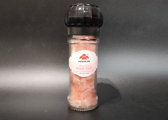 Beli Botol kaca dengan tutup plastik dan inti penggilingan keramik untuk garam Himalaya merah muda online manufacture