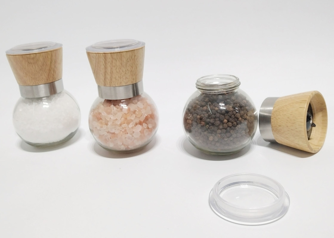 Wooden Lid Adjustable Grinder