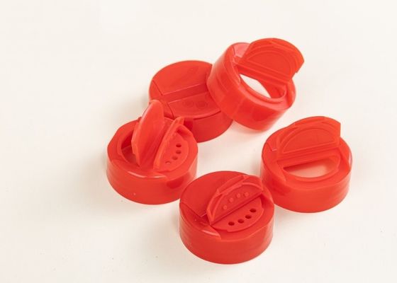 Non déversement Papillon Salé poivre Bouchon de shaker en plastique à double ouverture