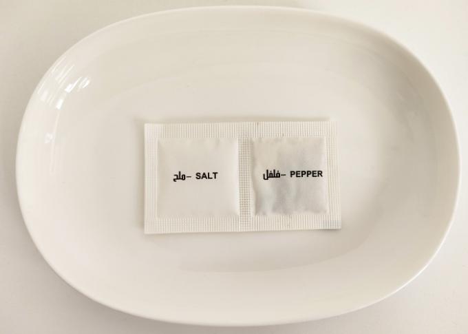 Customizable Salt and Pepper Single use condiment packets for Fresh Seasoning 0